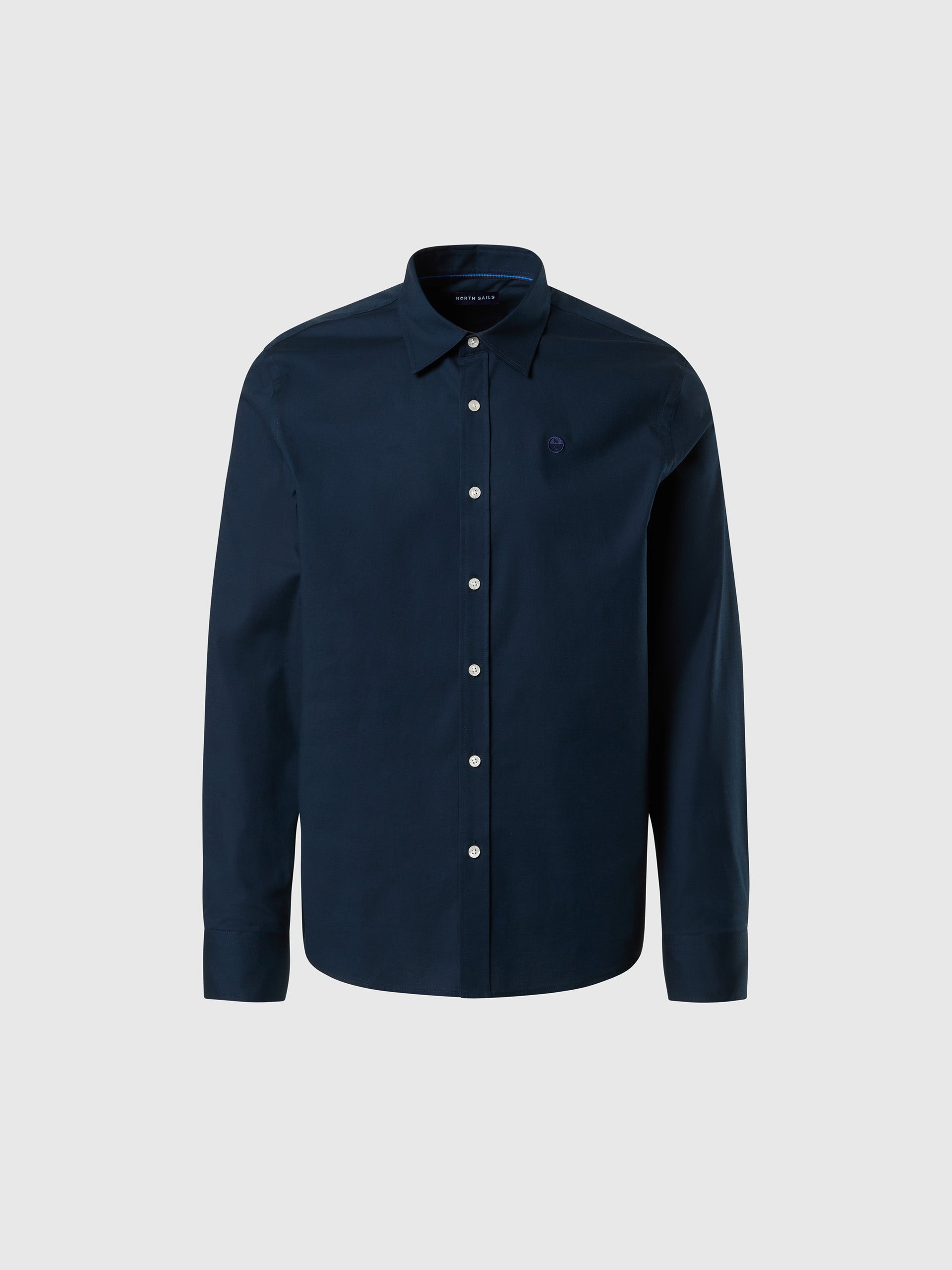 hover | Navy blue | shirt-long-sleeve-regular-spread-collar-664405