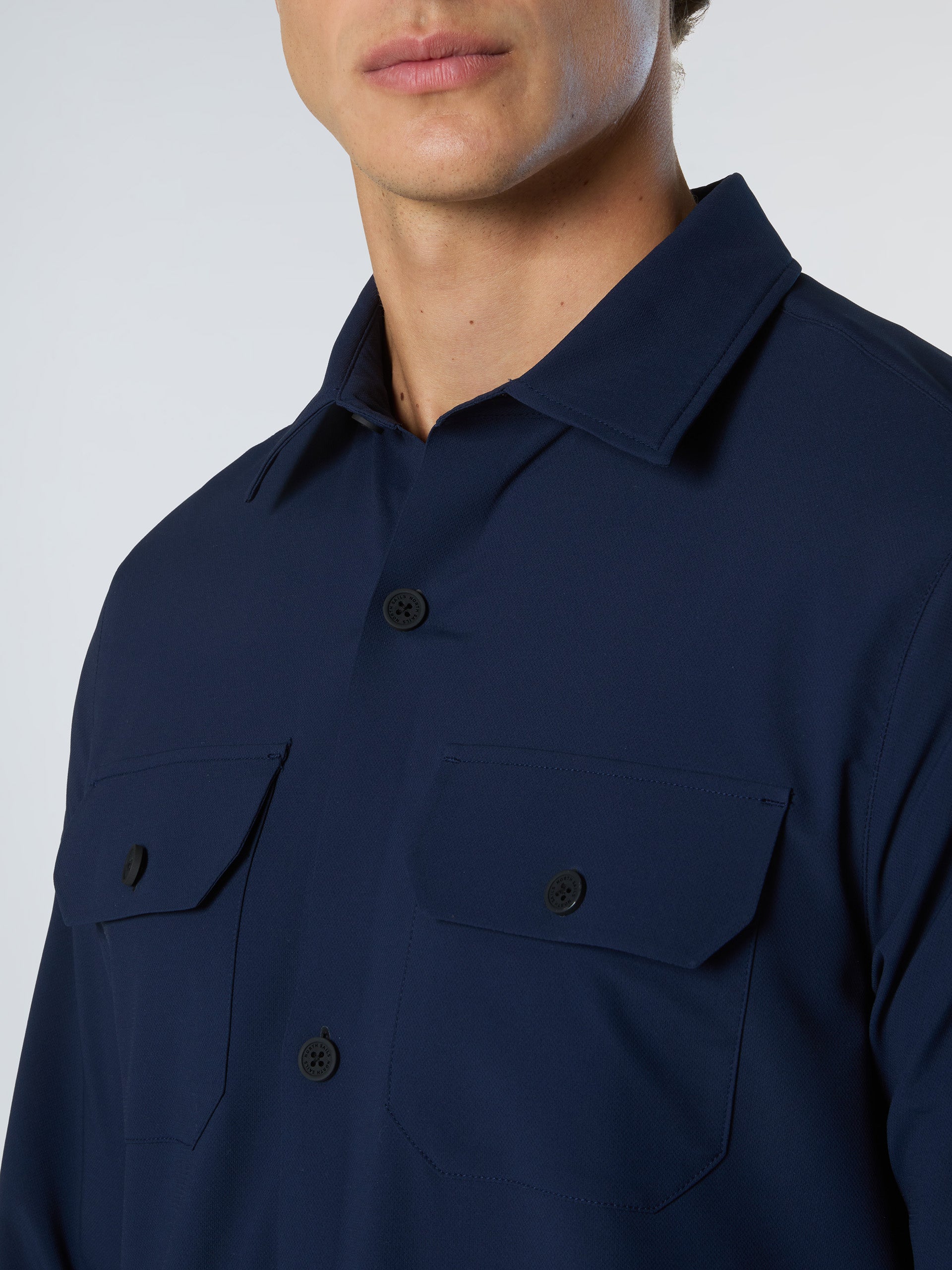 6 | Navy blue | overshirt-long-sleeve-664412
