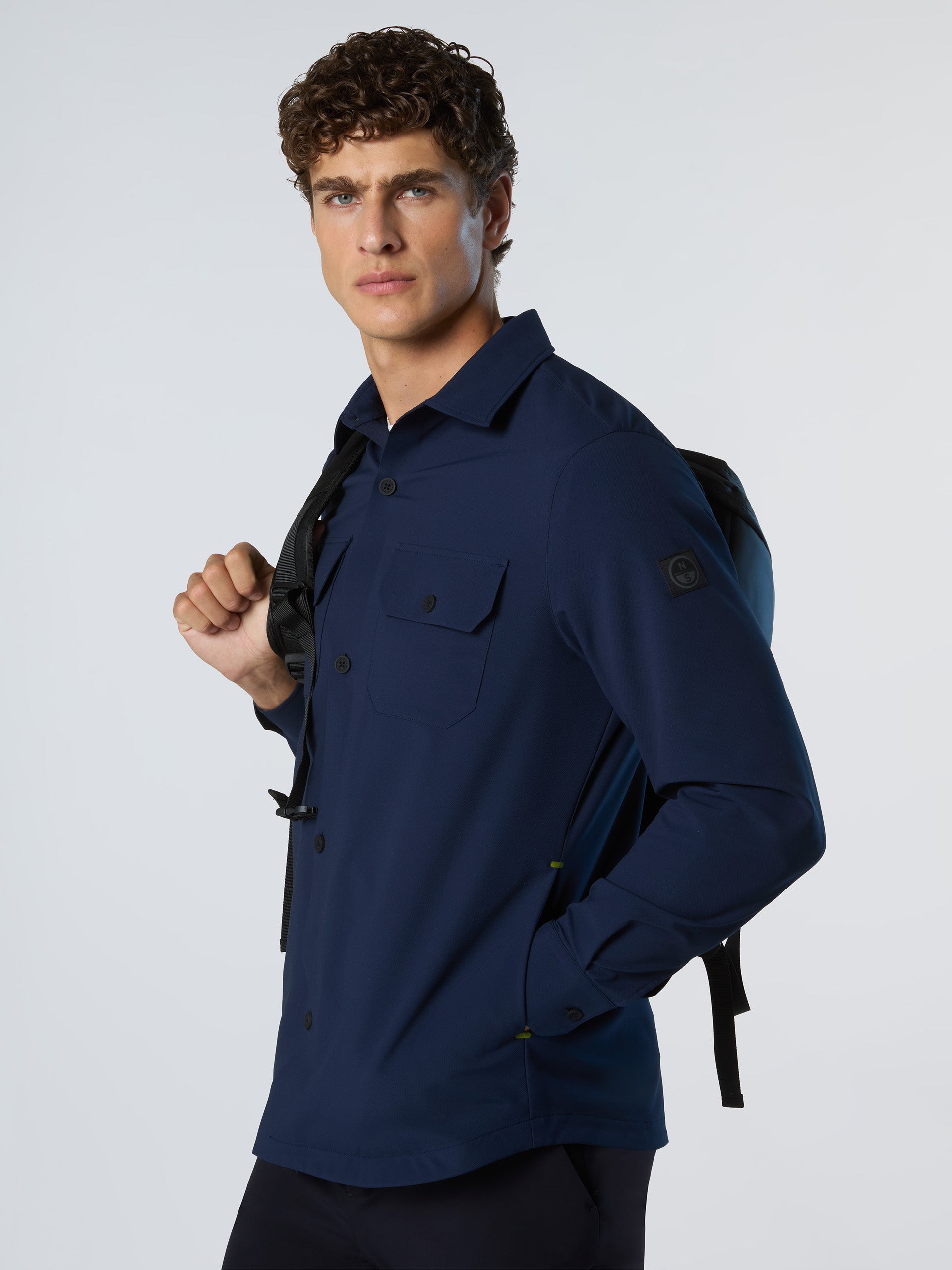 【新品未使用】〈hatra〉22AW Window Over Shirt Tech piqué overshirt | North Sails