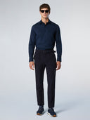 5 | Navy blue | shirt-long-sleeve-regular-spread-collar-664414
