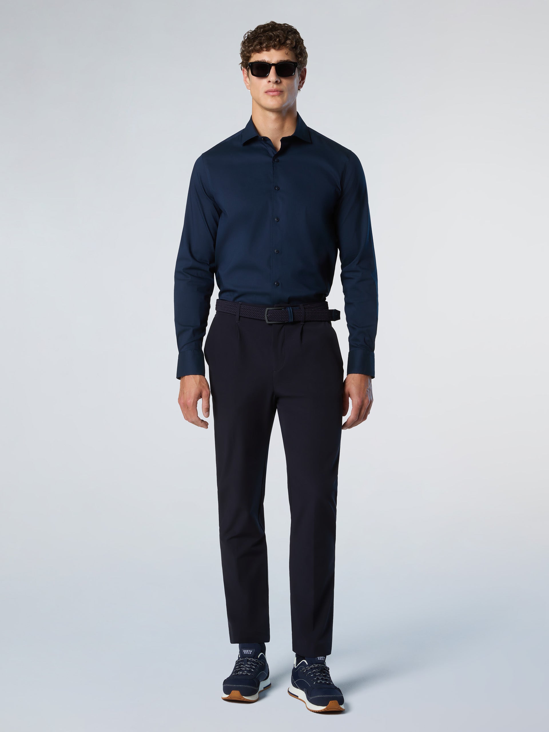 5 | Navy blue | shirt-long-sleeve-regular-spread-collar-664414
