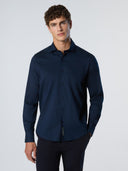 1 | Navy blue | shirt-long-sleeve-regular-spread-collar-664414
