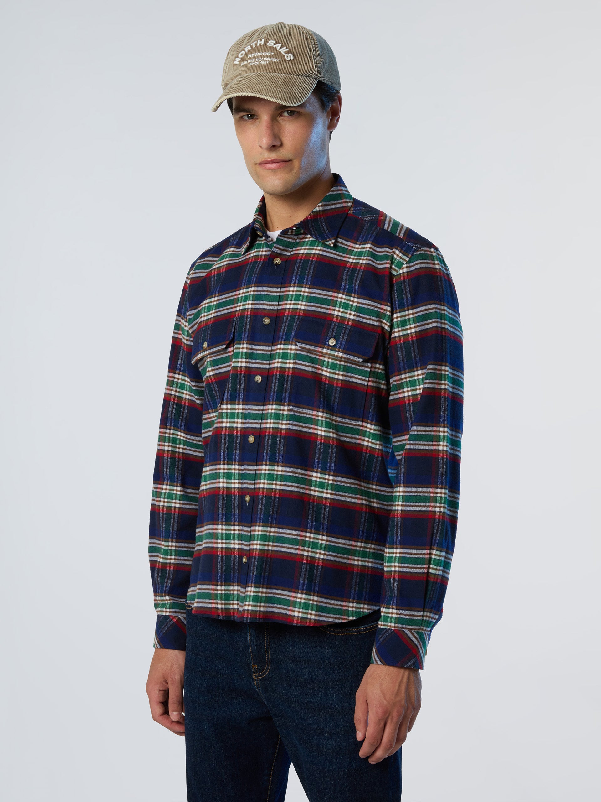 Checked flannel shirt | North Sails