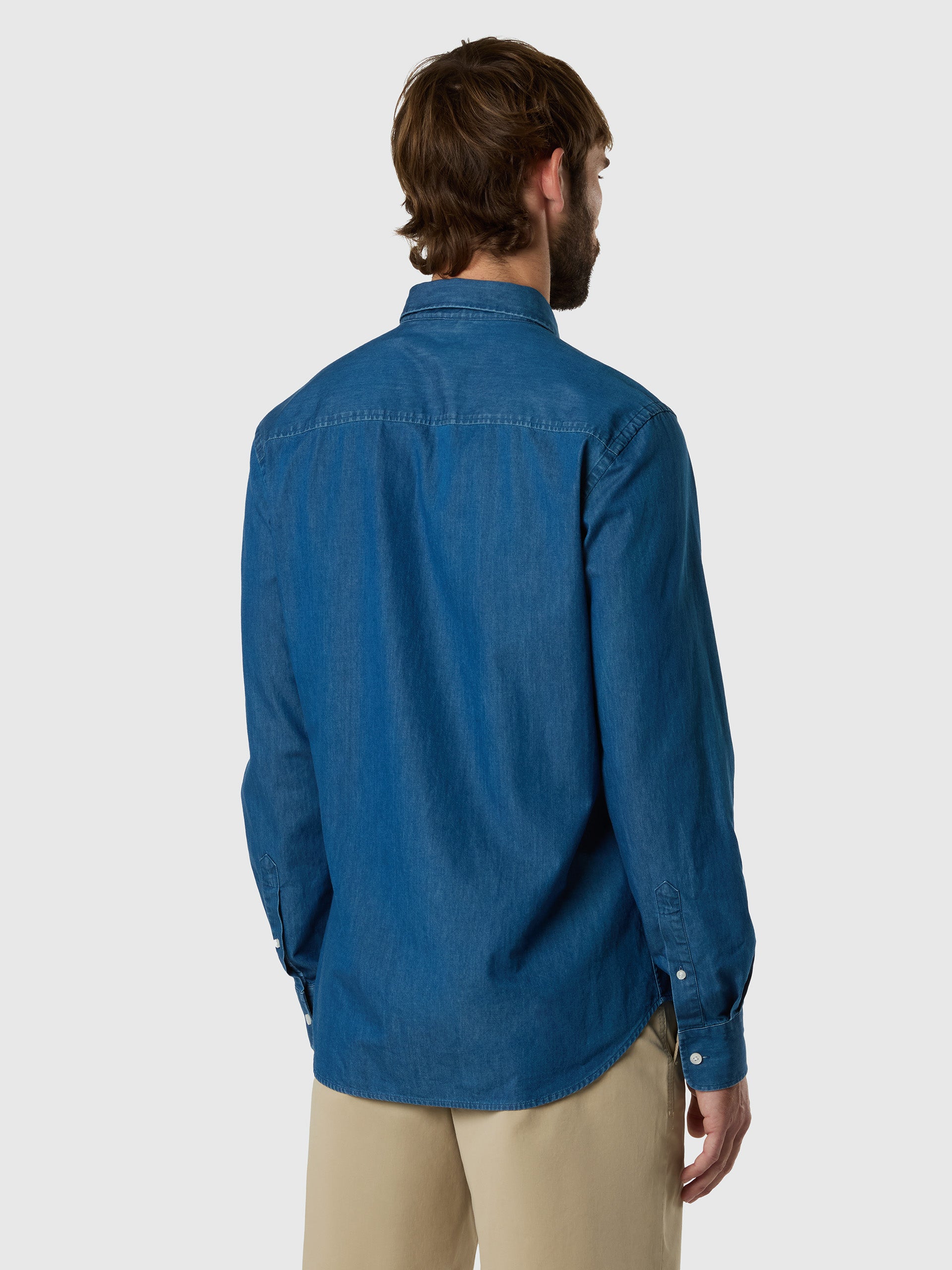 Denim cutaway collar shirt | North Sails