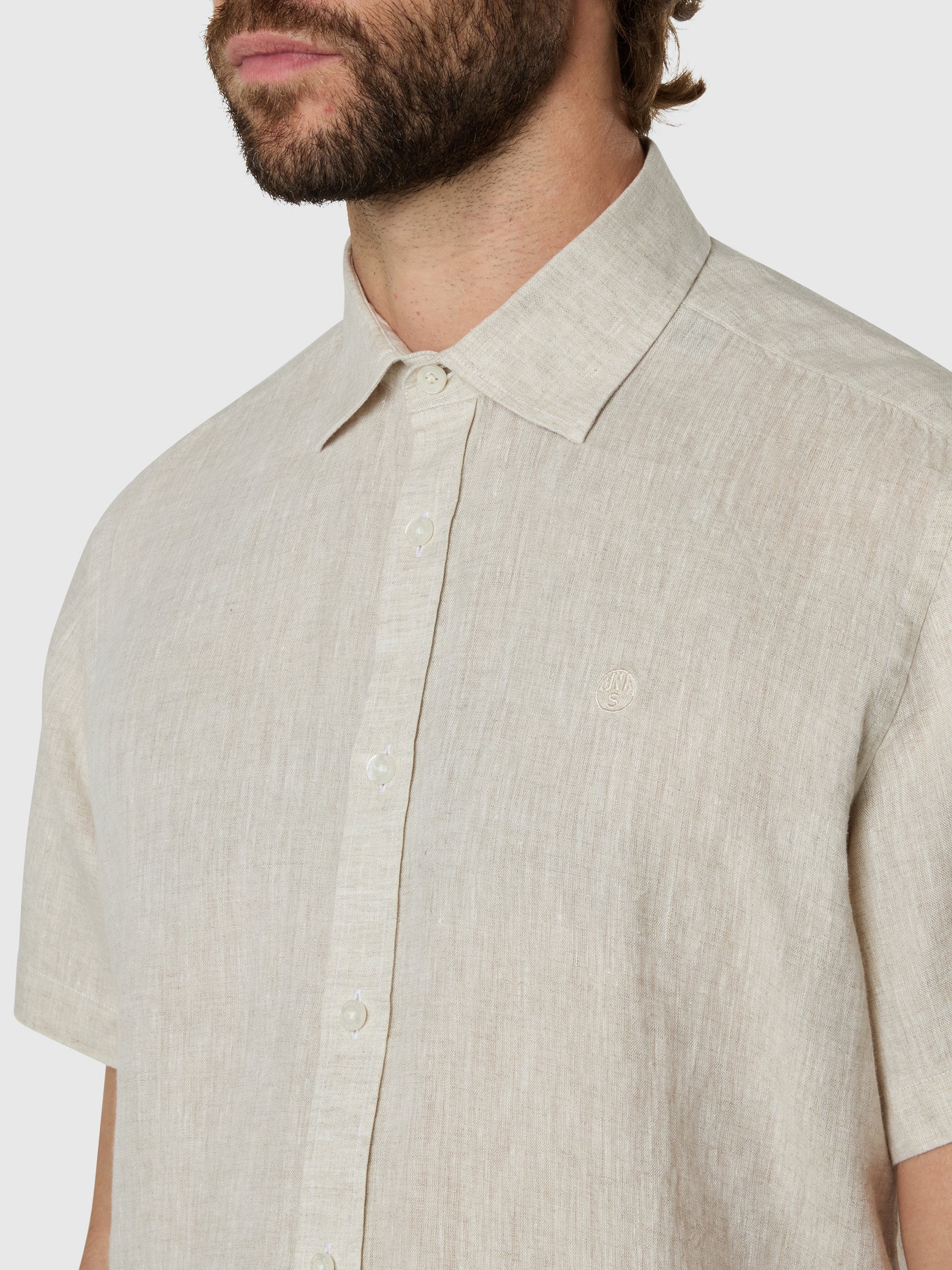 6 | Chino beige | shirt-spread-collar-short-sleeve-664439