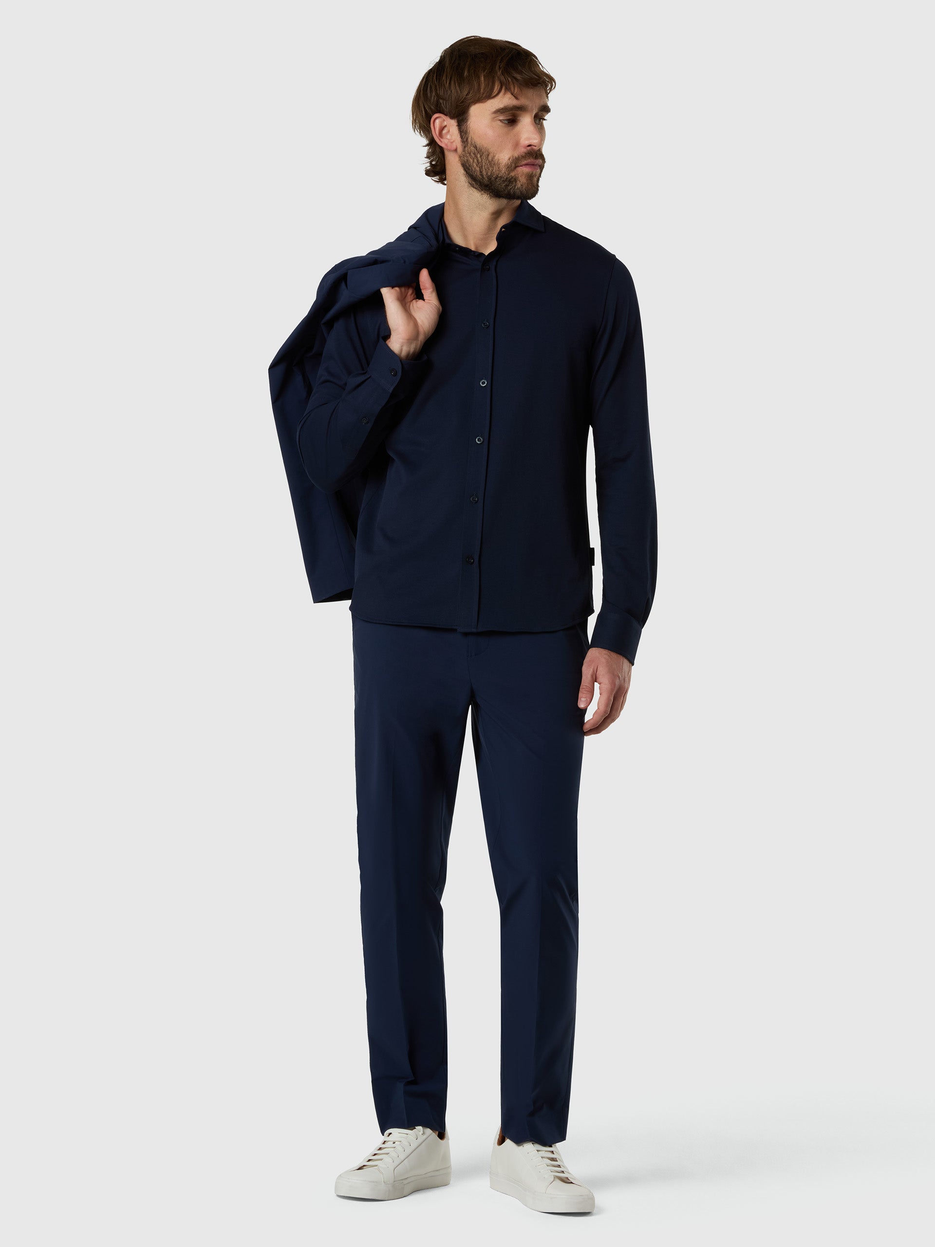 5 | Navy blue | shirt-long-sleeve-664445