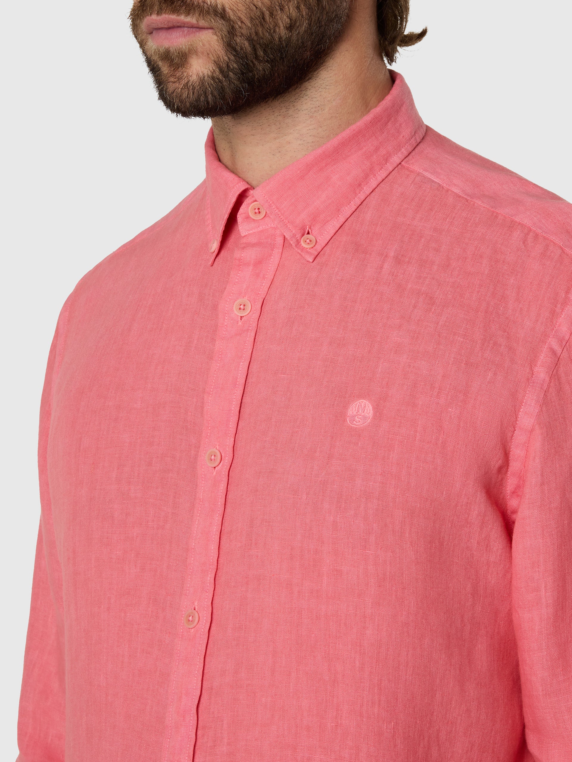6 | Flamingo plume | shirt-long-sleeve-b-d-664452