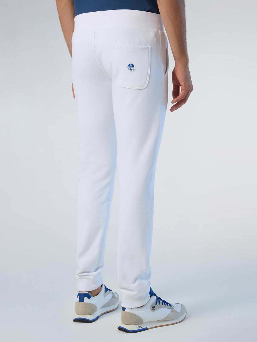 Sweatpants with logo patch