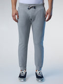 1 | Grey melange | basic-sweatpant-lont-trouser-673060