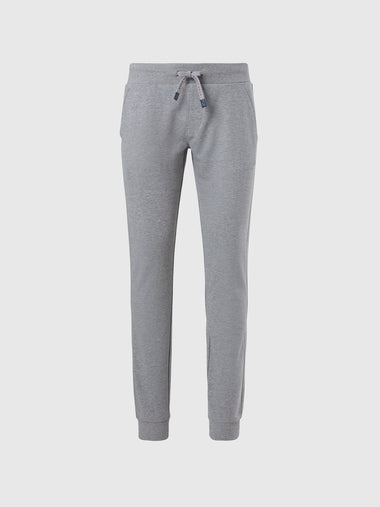 hover | Grey melange | basic-sweatpant-lont-trouser-673060