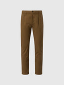 hover | Winter khaki | newport-regular-fit-w/pleats-long-trouser-673066
