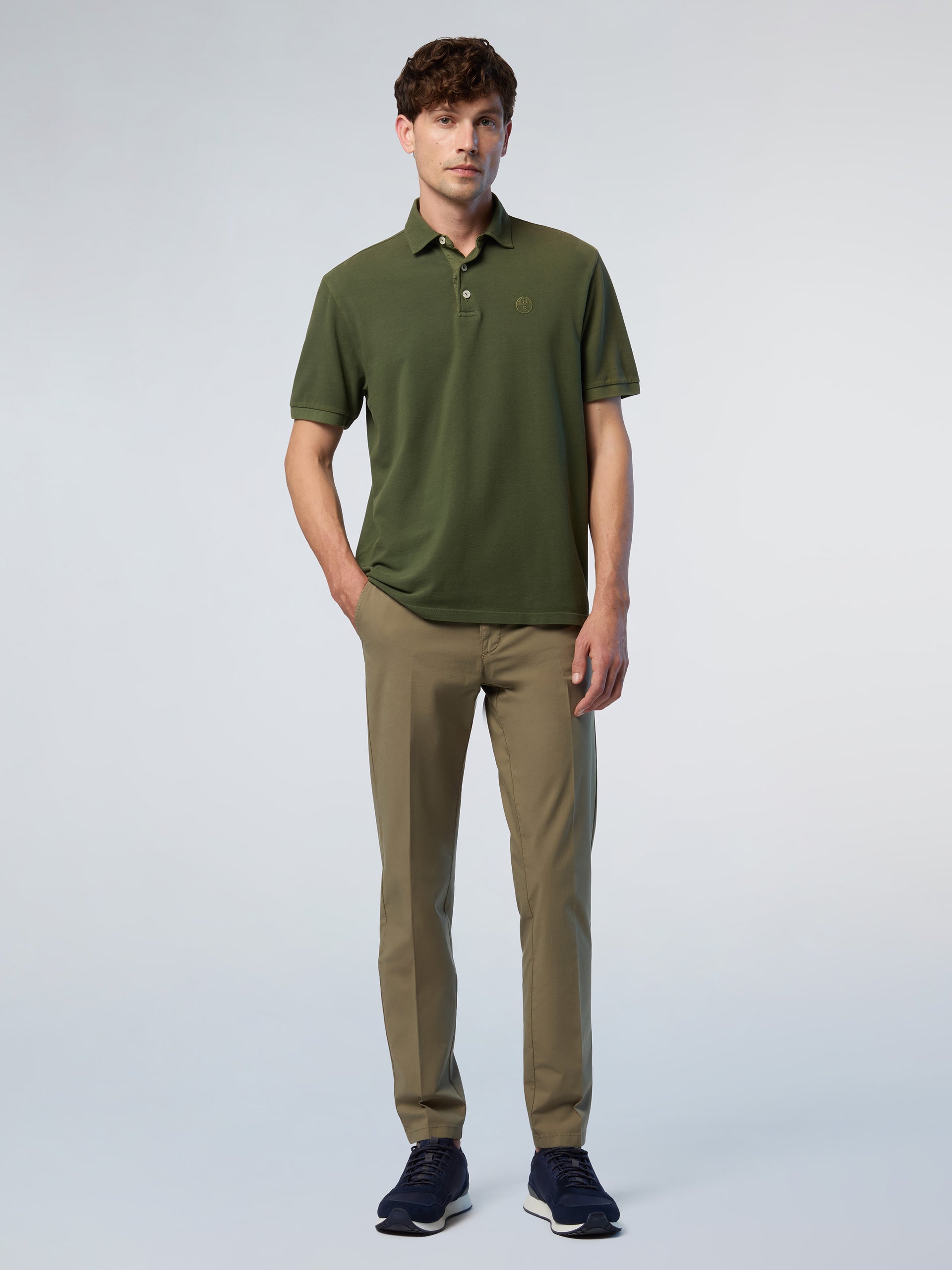 2 | Deep green | defender-slim-fit-chino-long-trouser-673071