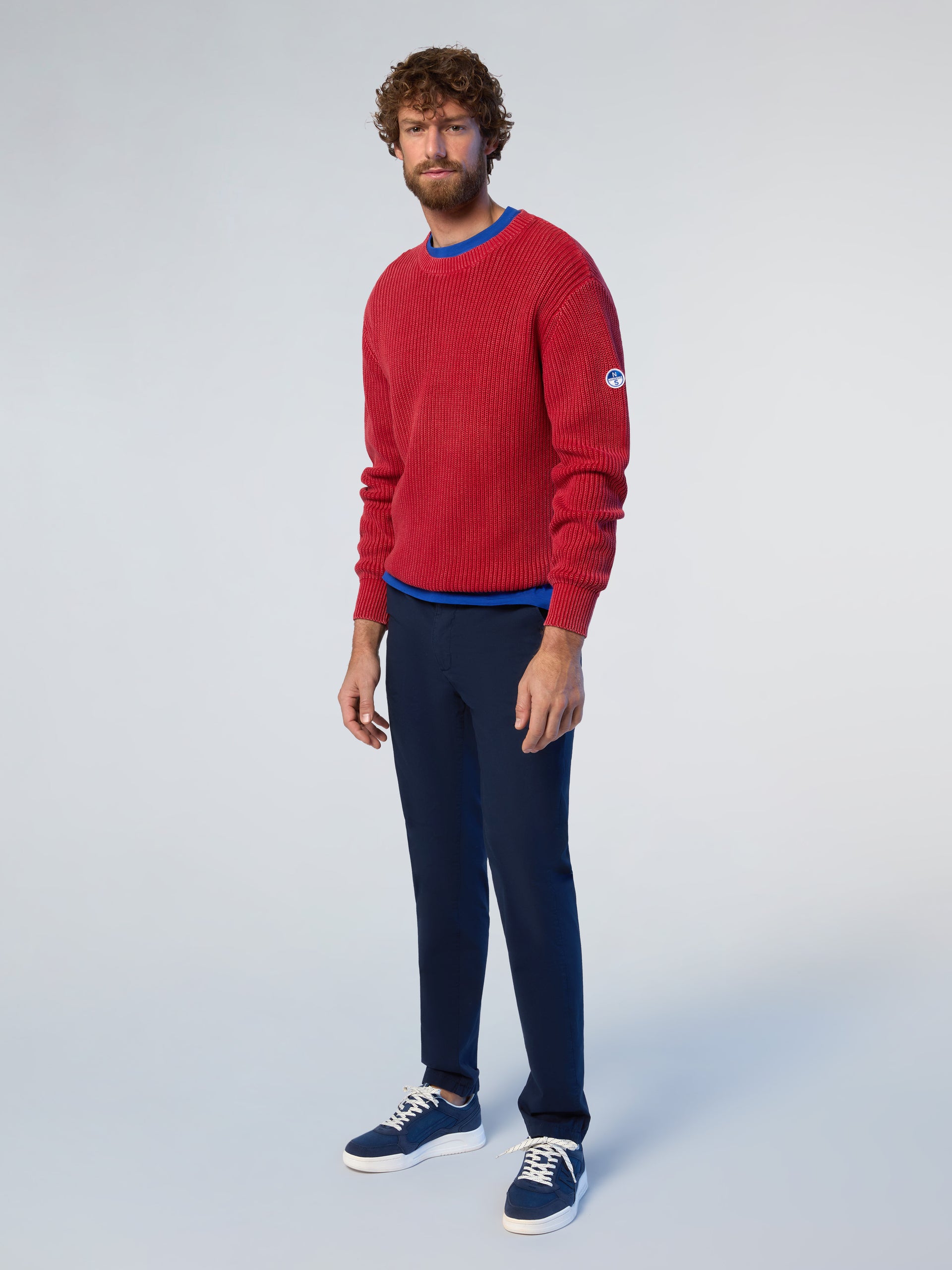 2 | Navy blue | defender-slim-fit-chino-long-trouser-1-673071