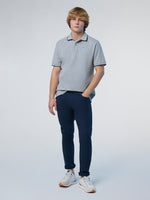 2 | Navy blue | davis-slim-fit-5-pocket-long-trouser-673072