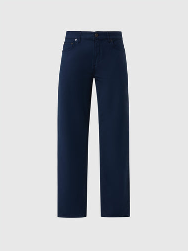 hover | Navy blue | davis-slim-fit-5-pocket-long-trouser-673072