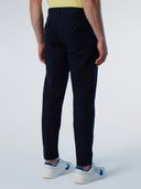 4 | Navy blue | mischief-regular-fit-pleated-chinos-long-trousers-673077