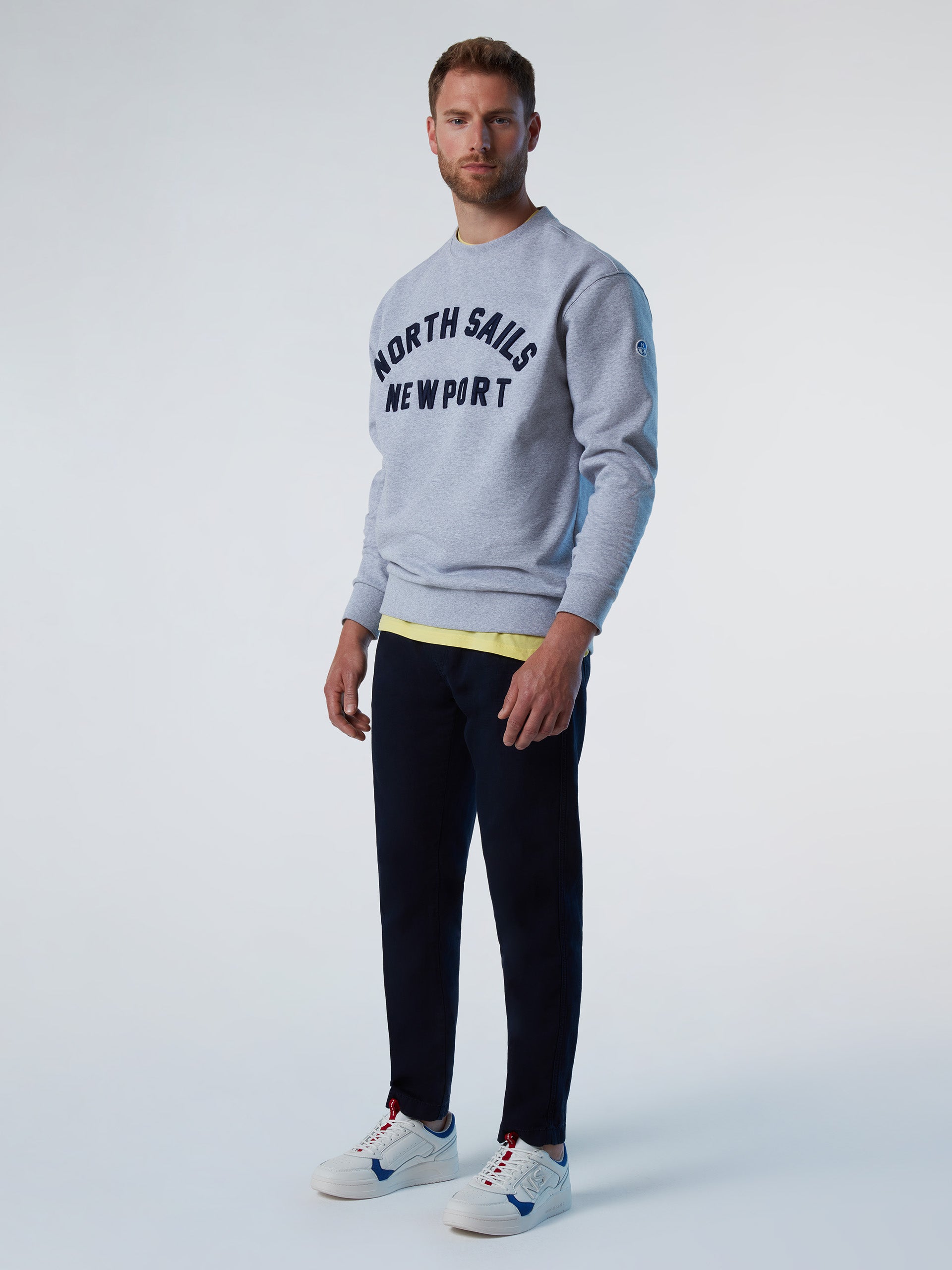 2 | Navy blue | mischief-regular-fit-pleated-chinos-long-trousers-673077