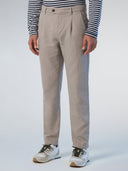 1 | Concrete grey | mischief-regular-fit-pleated-chinos-long-trousers-673077