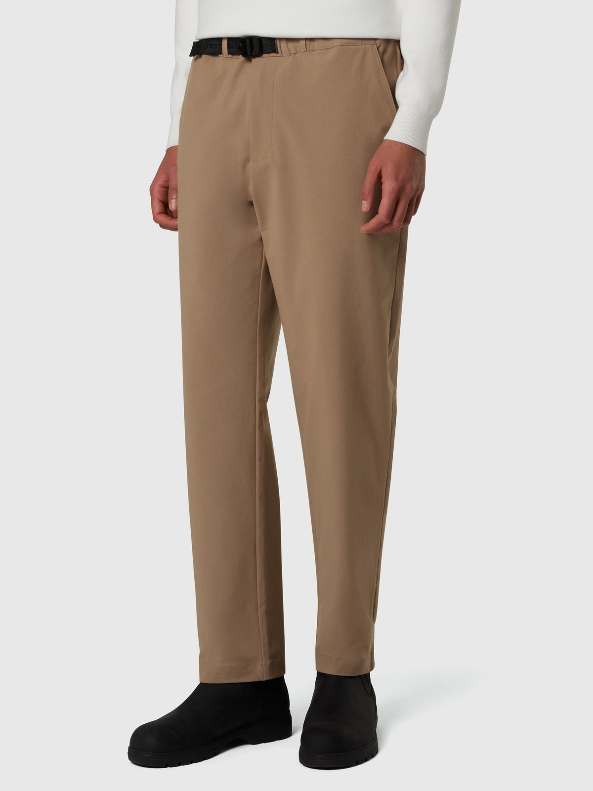 1 | Winter khaki | regular-fit-elastic-waist-band-long-trouser-673082