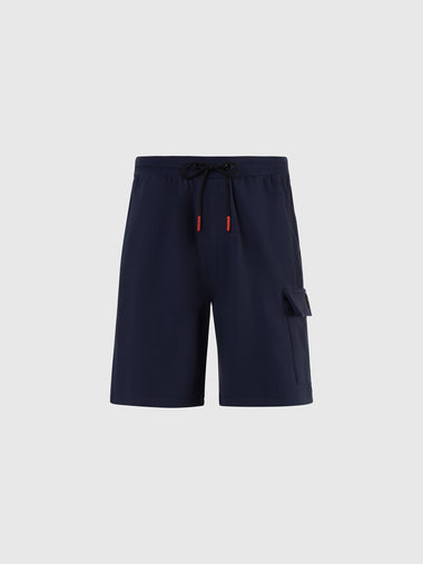 hover | Navy blue | sweatpants-short-trouser-interlock-673091