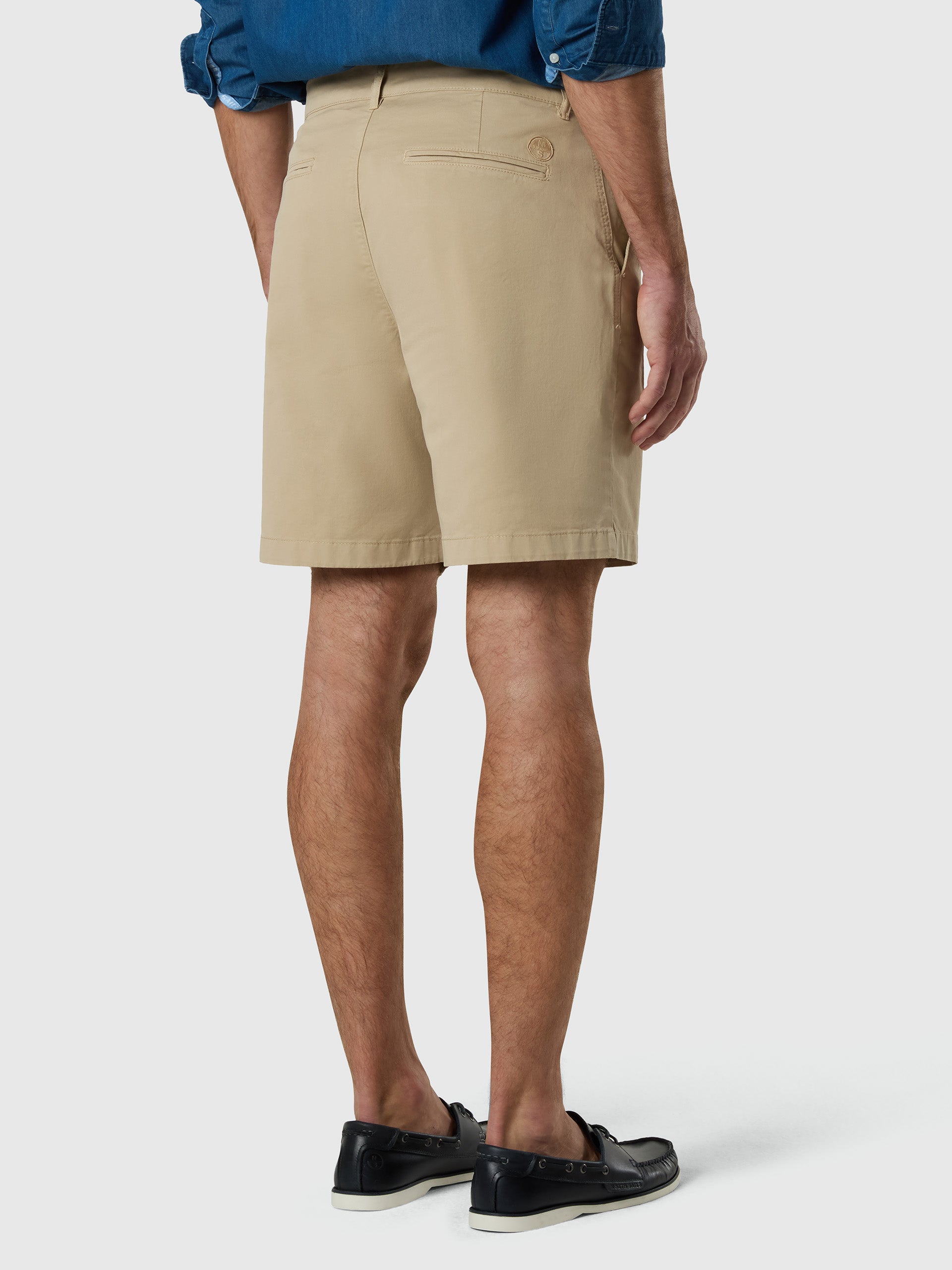 Stretch gabardine chino shorts | North Sails