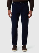 1 | Navy blue | stripe--regualr-fit-5-pocket-pant-673095