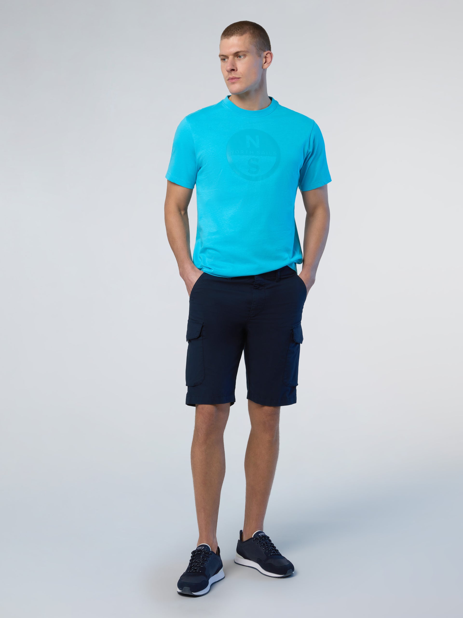 2 | Navy blue | america-s-regular-fit-cargo-short-trouser-1-673098