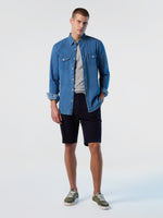 2 | Navy blue | america-s-regular-fit-cargo-short-trouser-673100
