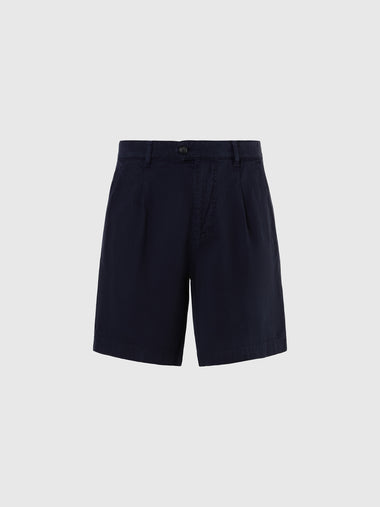 hover | Navy blue | mischiefs-regular-fit-chino-short-trouser-673106