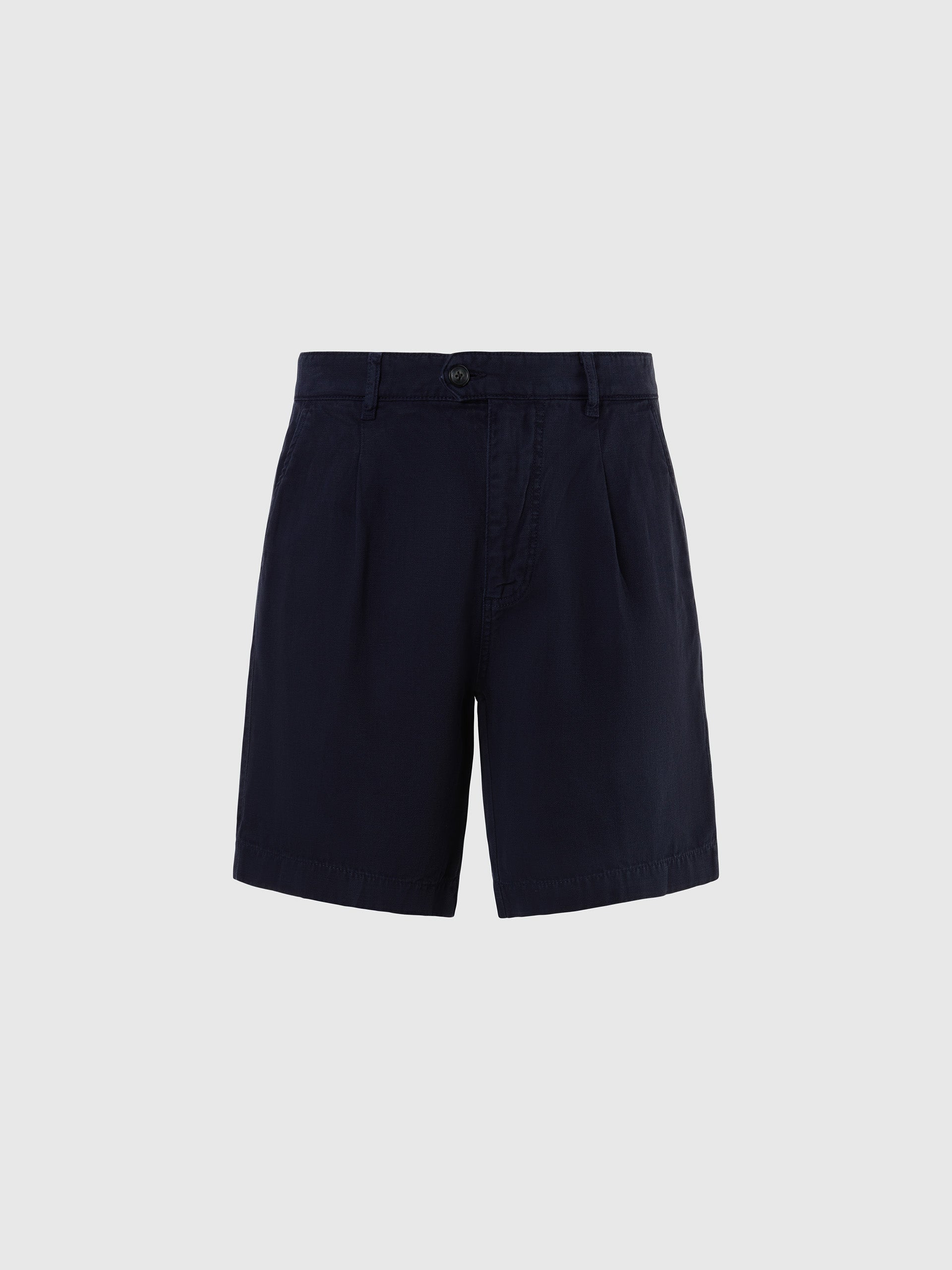 hover | Navy blue | mischiefs-regular-fit-chino-short-trouser-673106