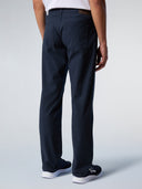 4 | Navy blue | stripe-regular-fit-5-pocket-long-trouser-673121