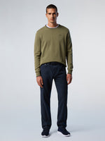 2 | Navy blue | stripe-regular-fit-5-pocket-long-trouser-673121