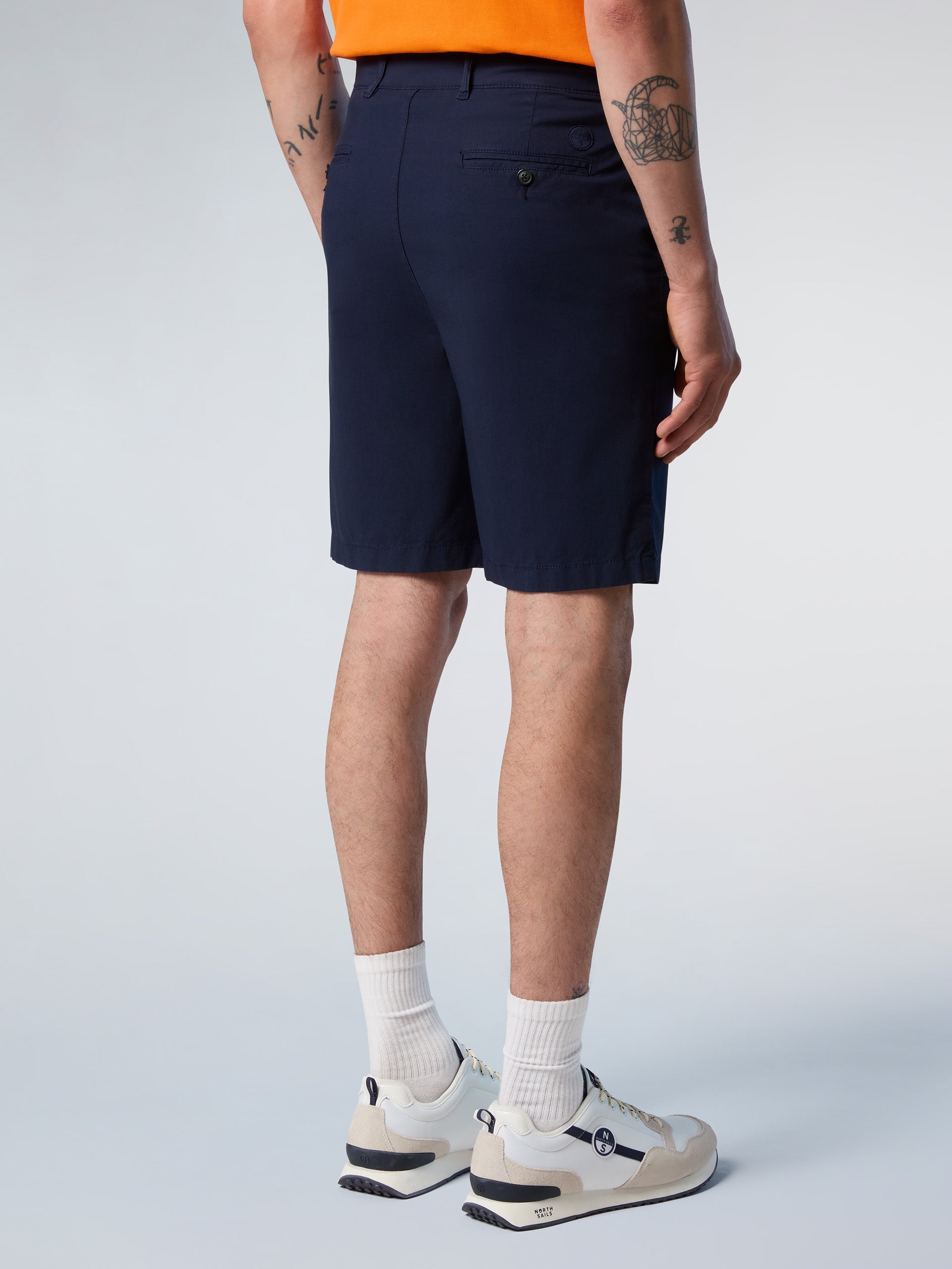 4 | Navy blue | freedoms-regular-fit-chino-short-trouser-1-673146