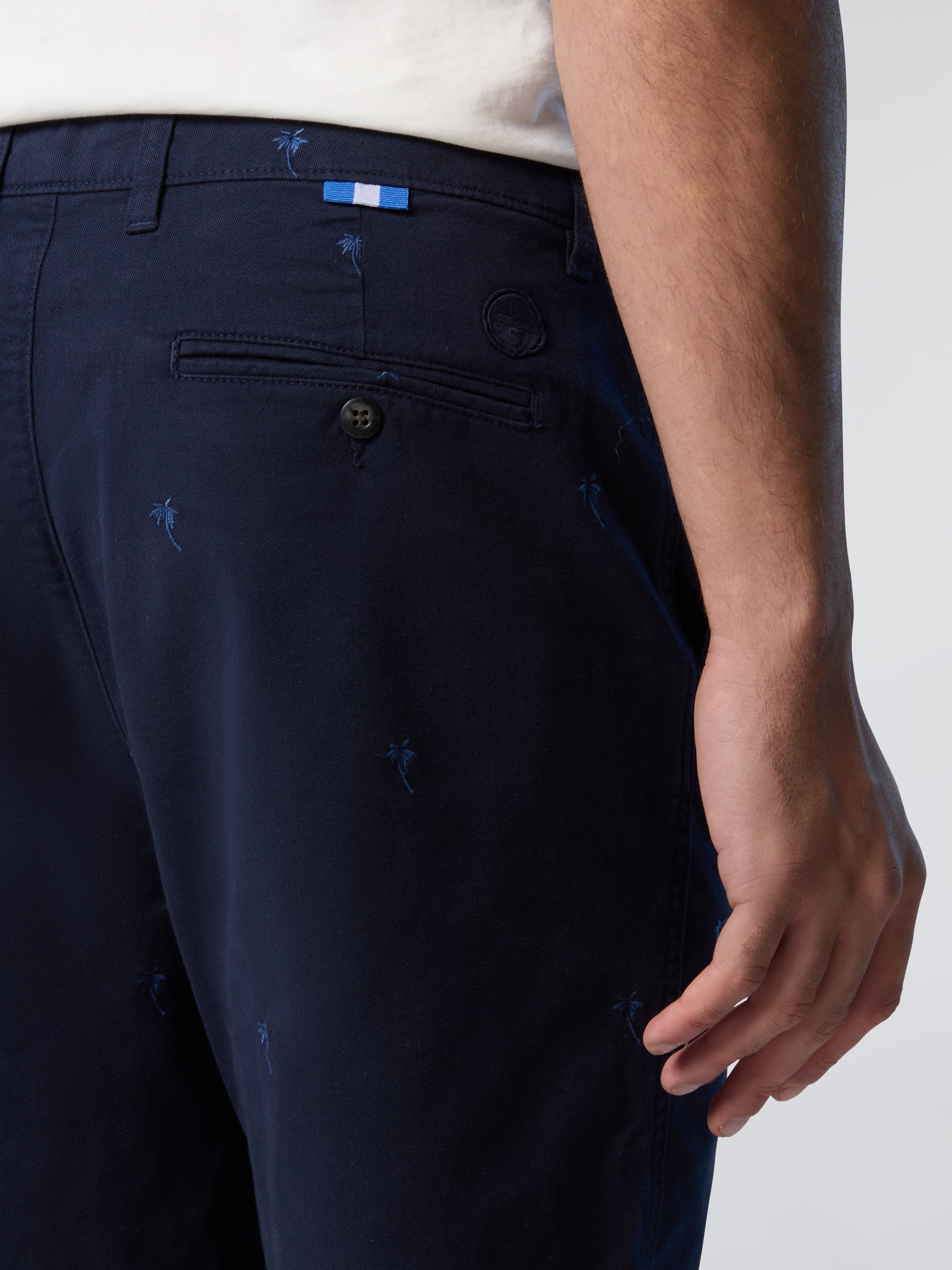 5 | Navy blue | freedoms-regular-fit-chino-short-trouser-673154