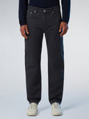 1 | Asphalt | stripe-regular-5-pocket-long-trouser-673170