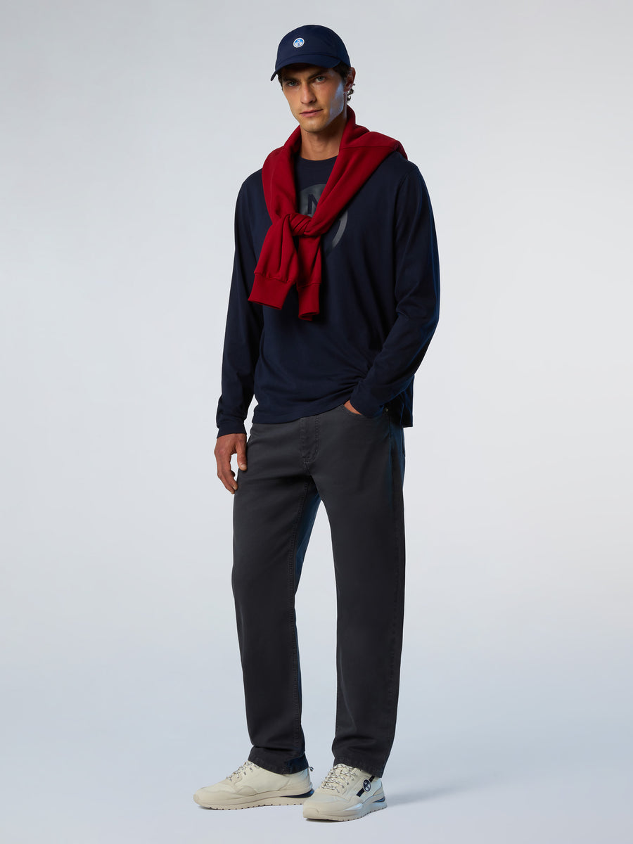 stripe-regular-5-pocket-long-trouser-673170