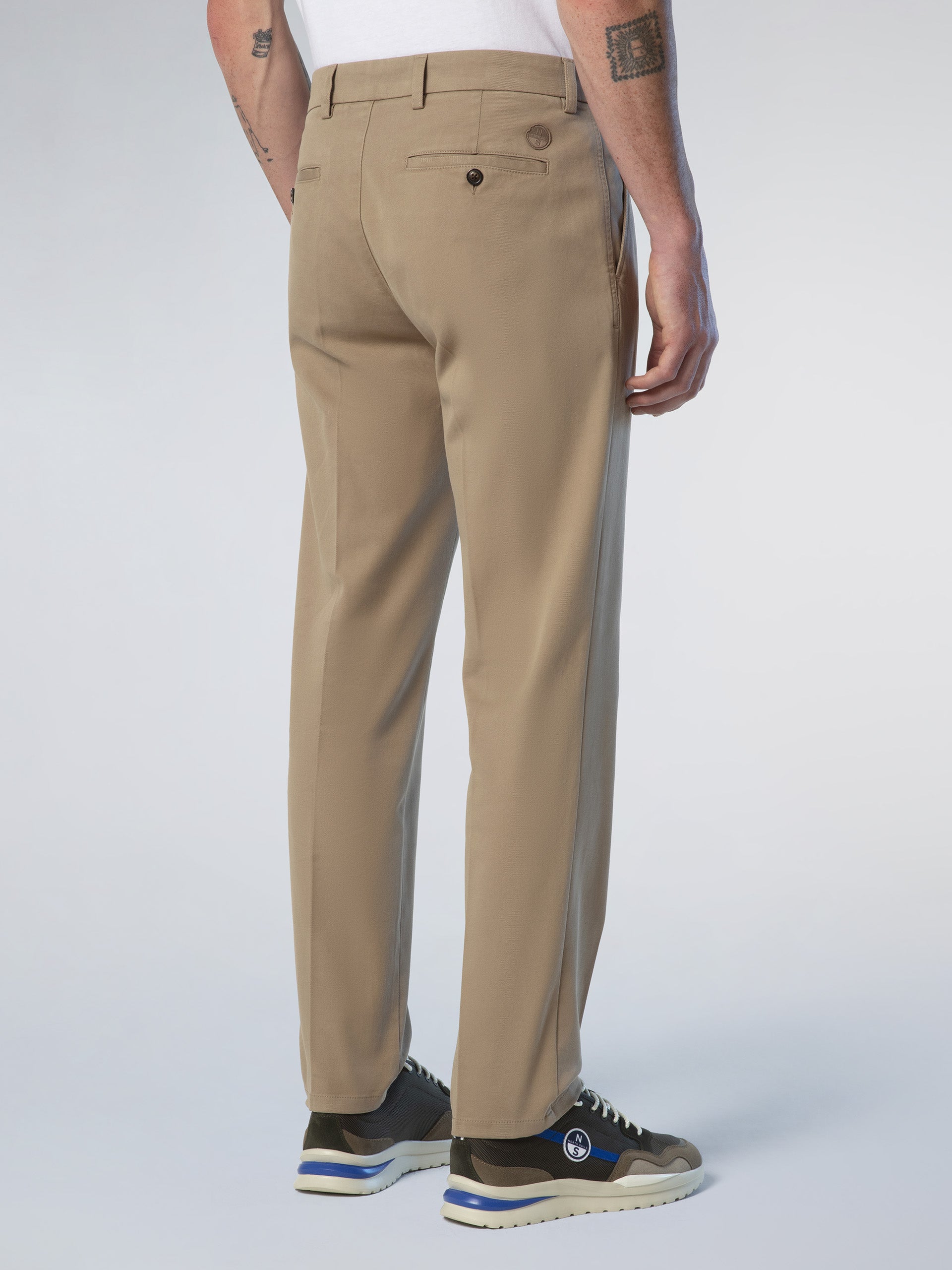 Defender pleated gabardine chinos | North Sails