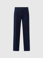 hover | Navy blue | defender-wpleat-long-trouser-673171