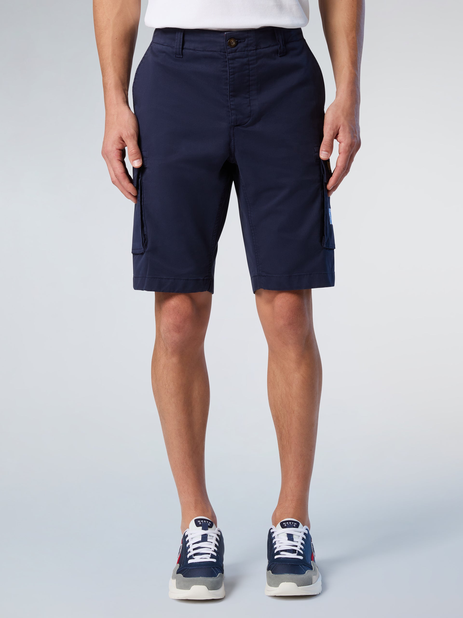 1 | Navy blue | crews-regular-fit-cargo-short-trouser-673179