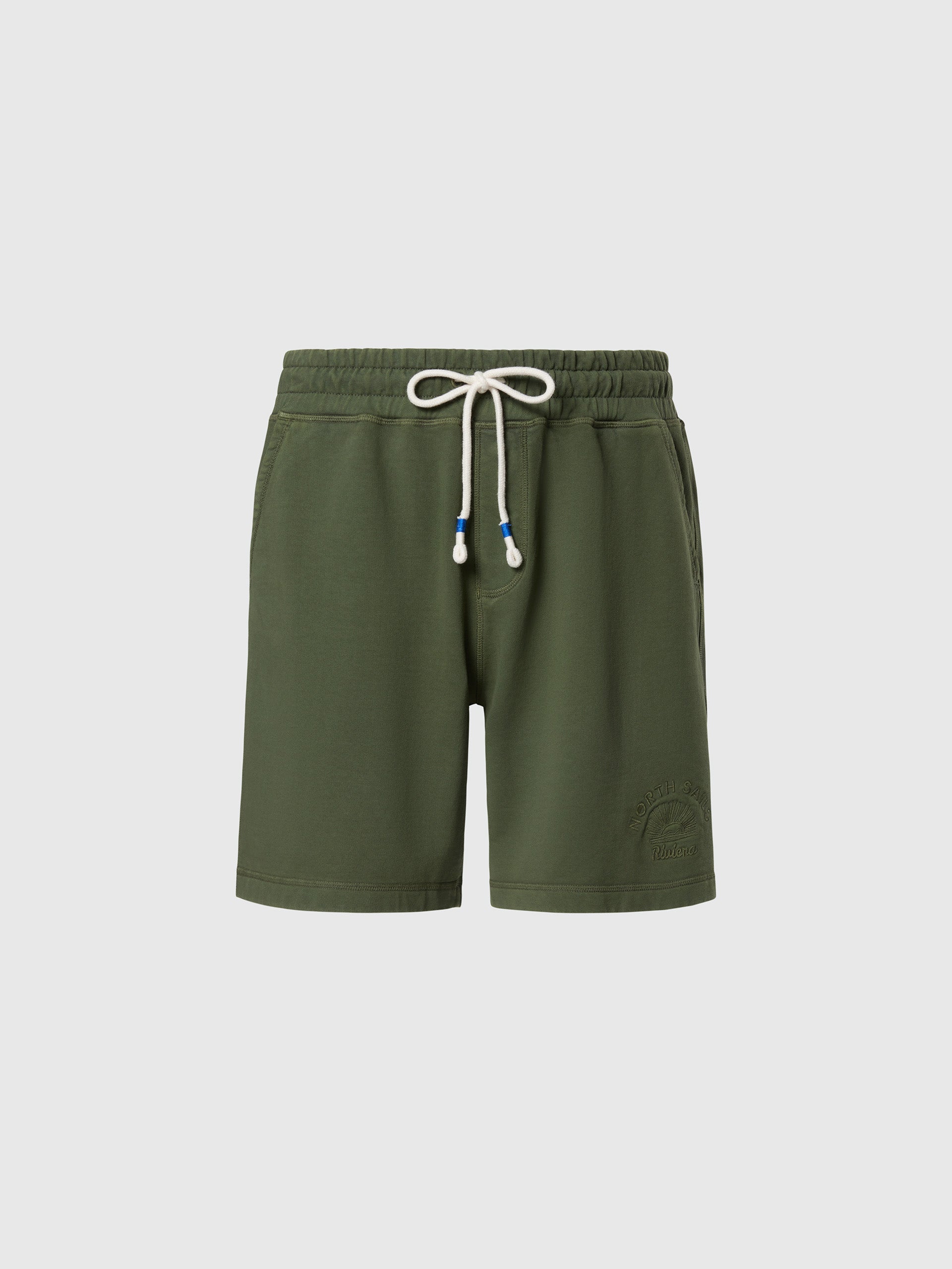 hover | Deep green | short-sweatpants-wgraphic-673188