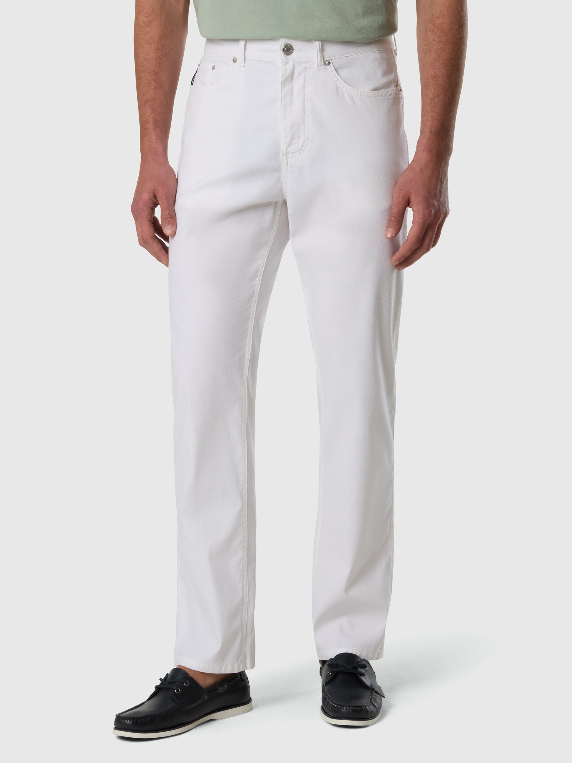 1 | White | stripe-regular-fit-5-pocket-long-trouser-673342