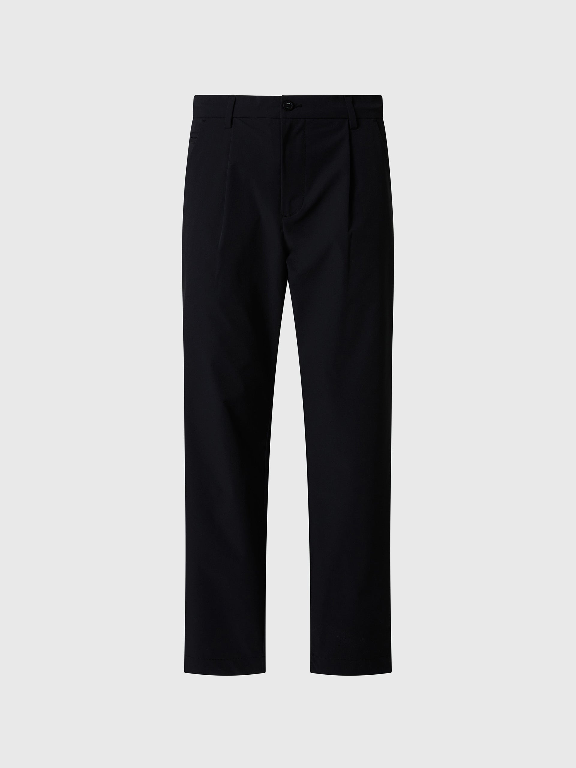 hover | Black | regular-fit-wdrawstring-long-trouser-673348