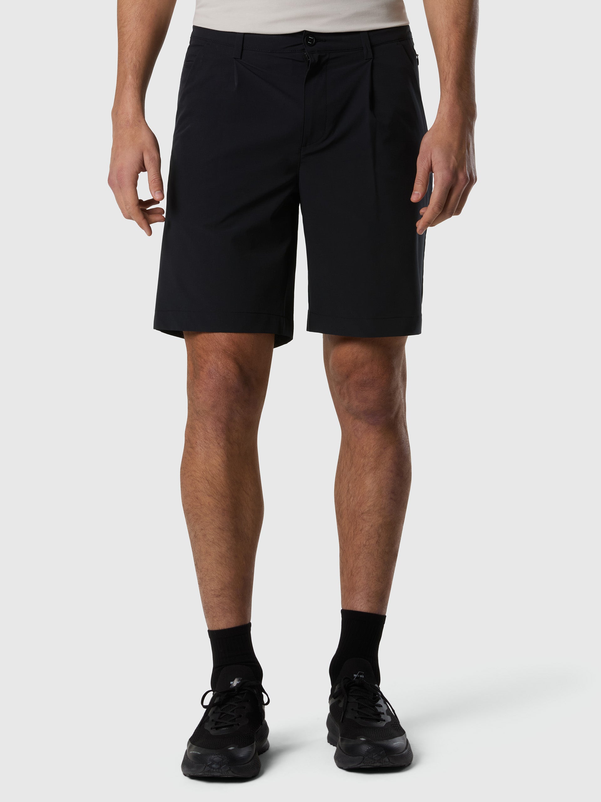 1 | Black | regular-fit-wdrawstring-short-trouser-673421