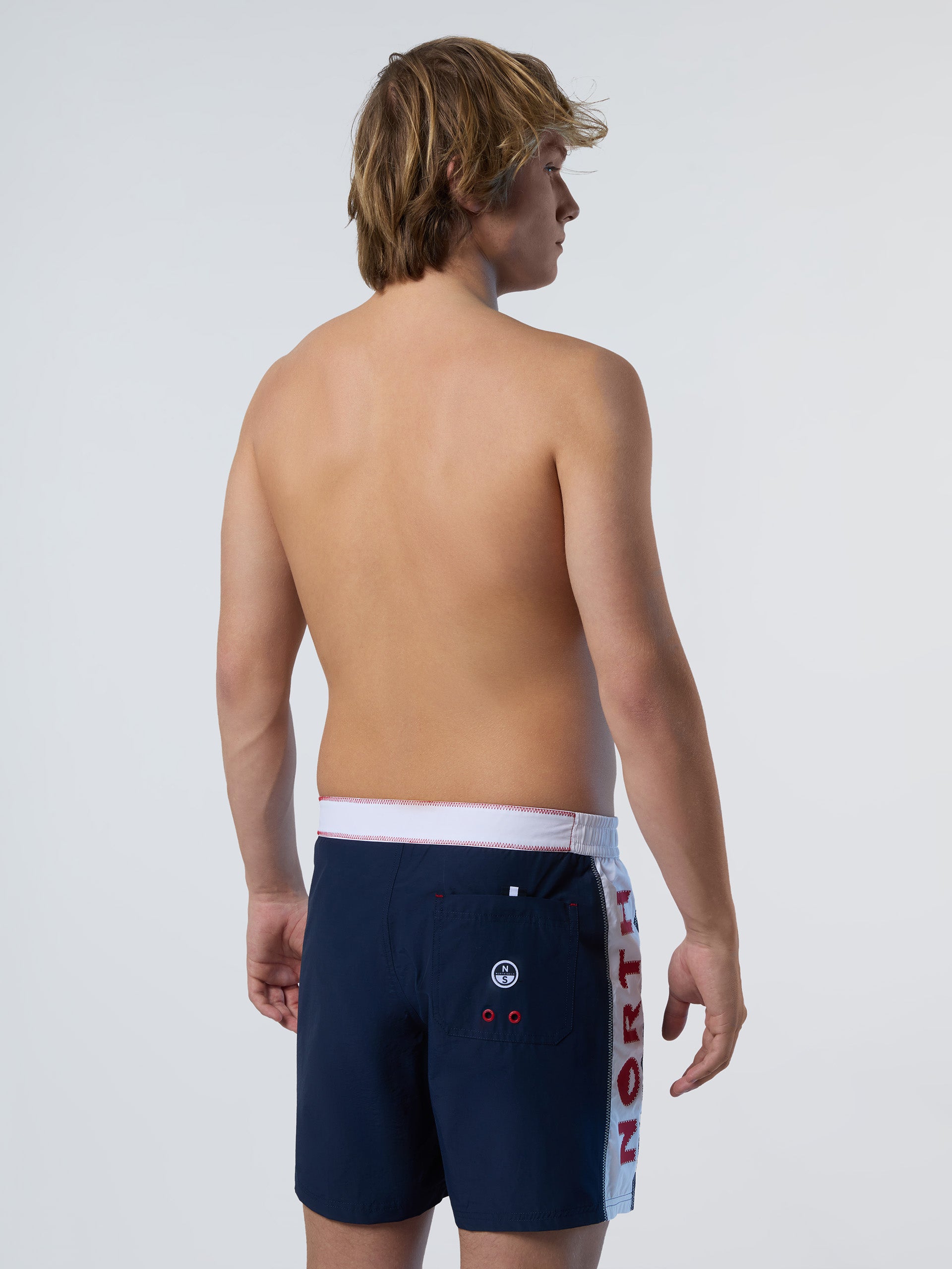 4 | Navy blue | boardshort-beachwear-40cm-673716