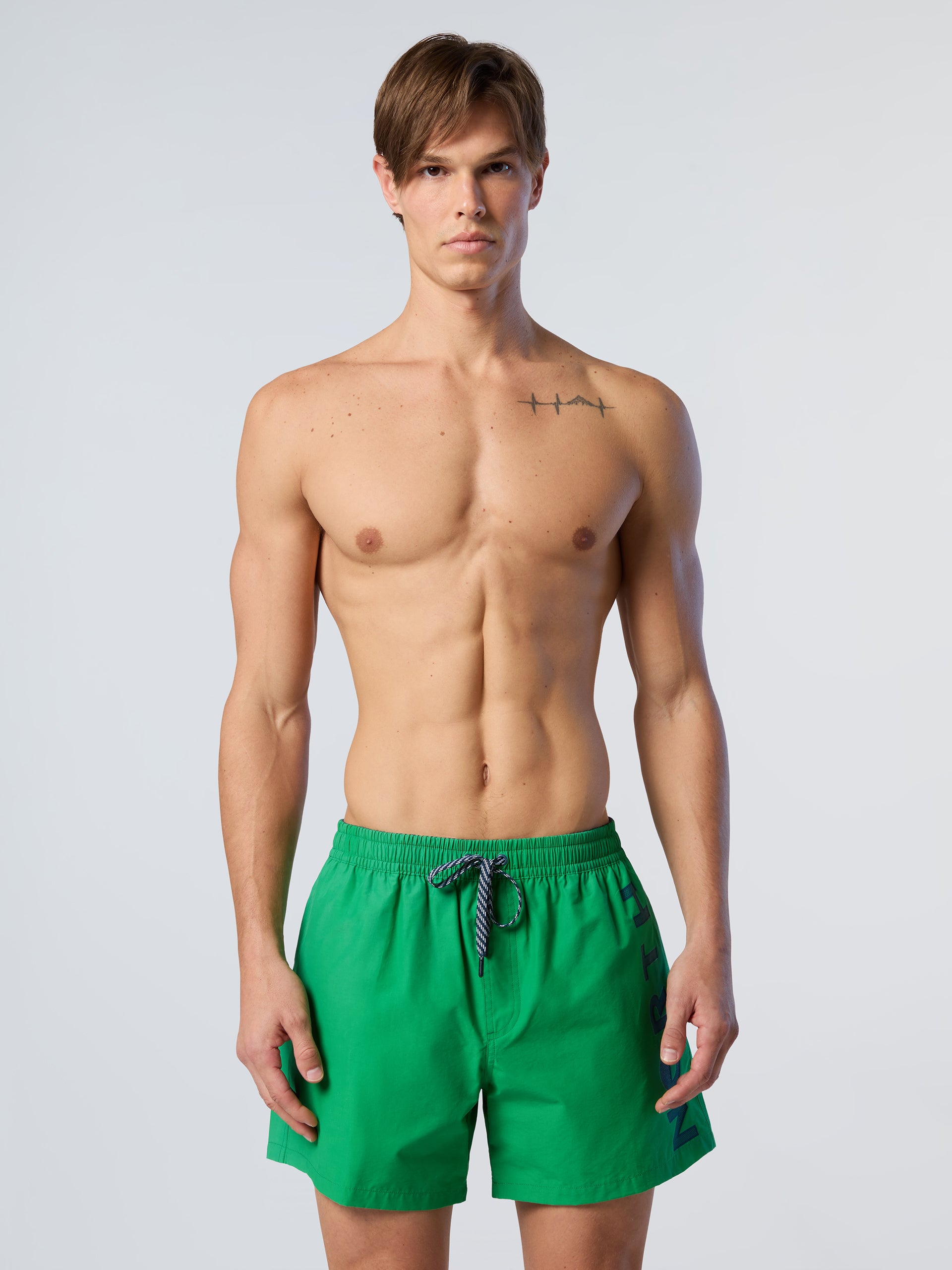 1 | Green bee | basic-volley-beachwear-36cm-wpocket-673739