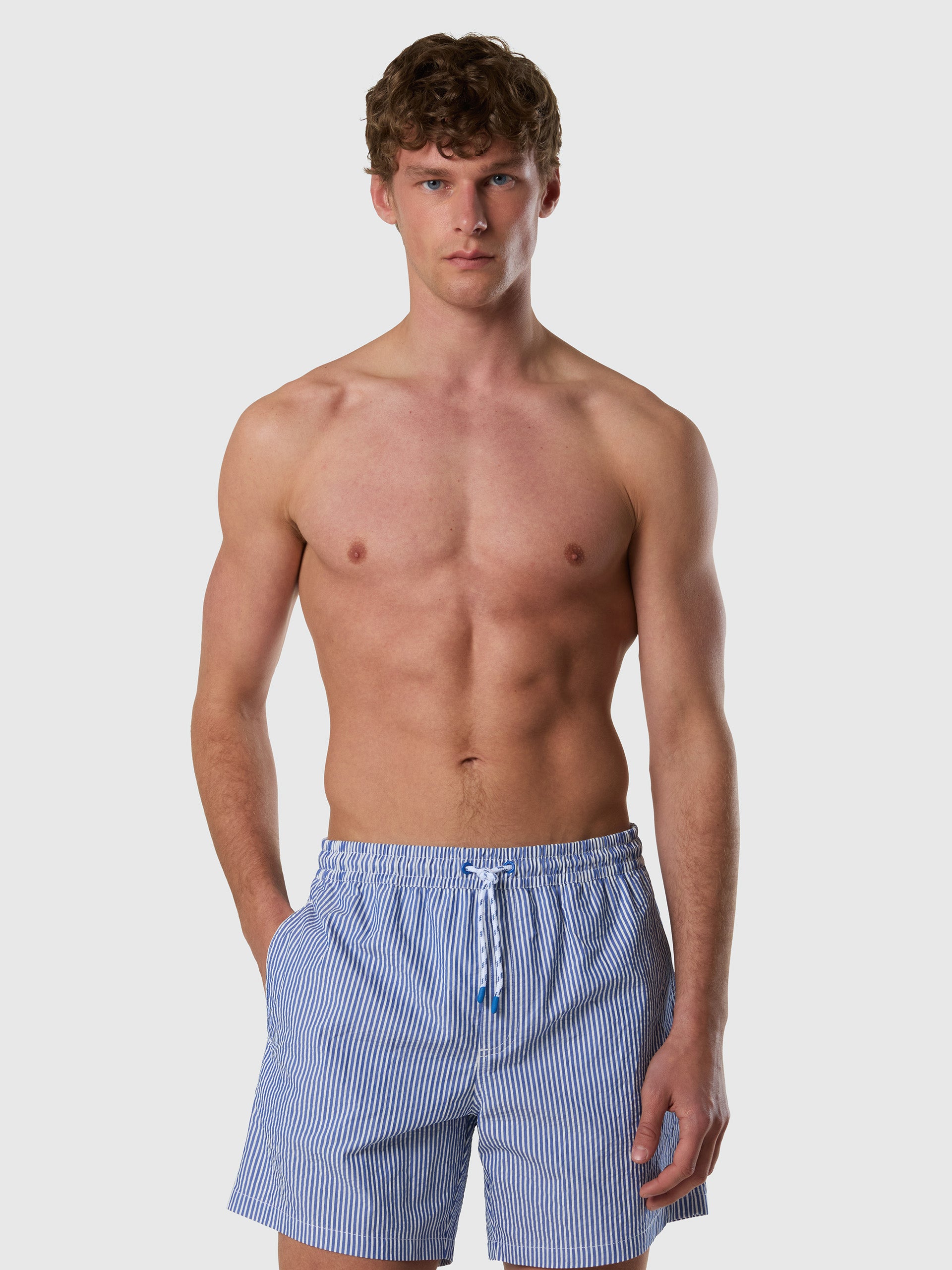 Short de bain rayé en crépon | North Sails