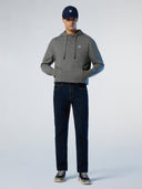 5 | Medium grey melange | hooded-sweater-691084