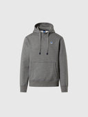 hover | Medium grey melange | hooded-sweater-691084
