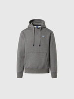 hover | Medium grey melange | hooded-sweater-691084