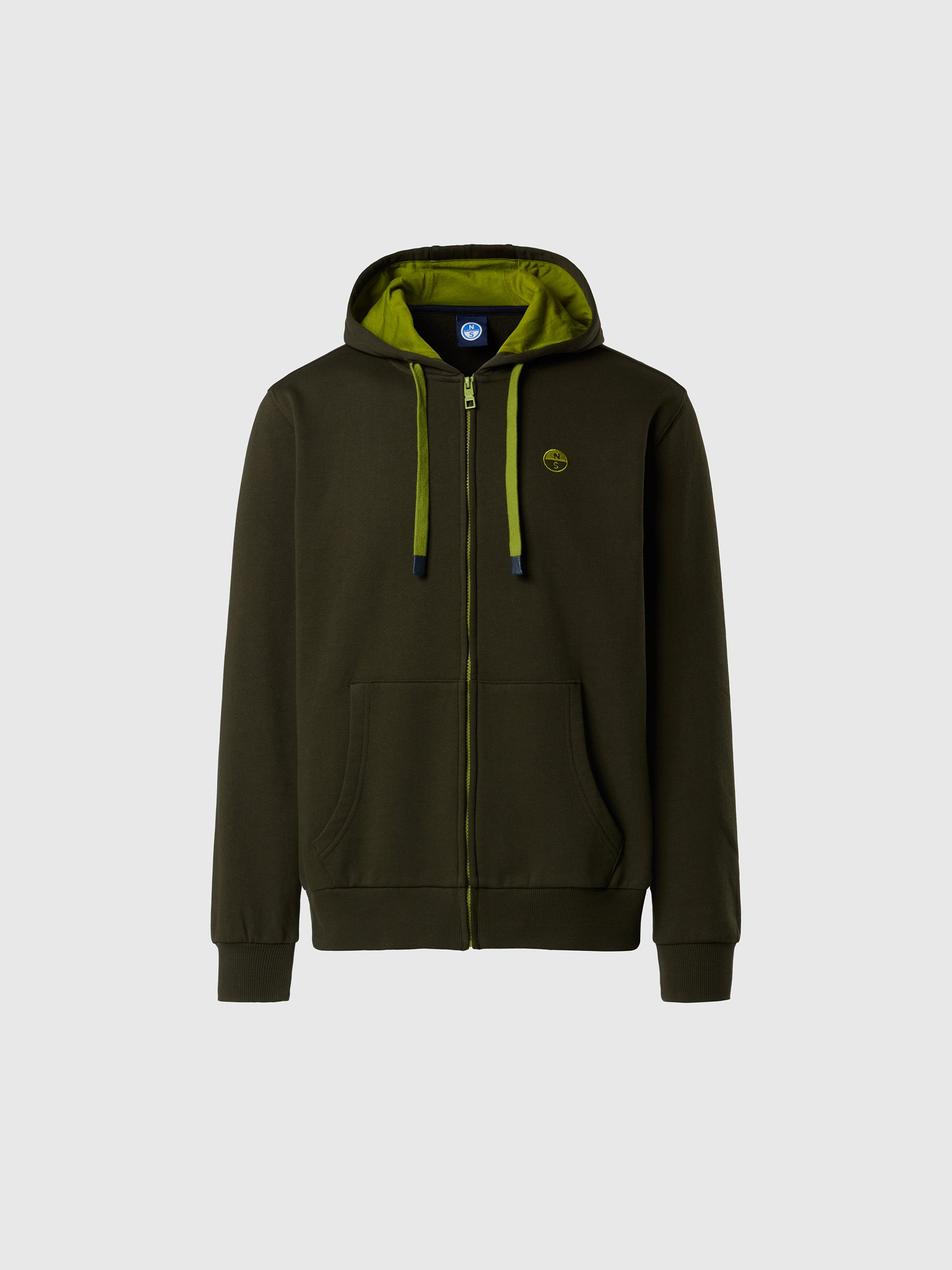 hover | Forest night | hooded-full-zip-sweater-691085